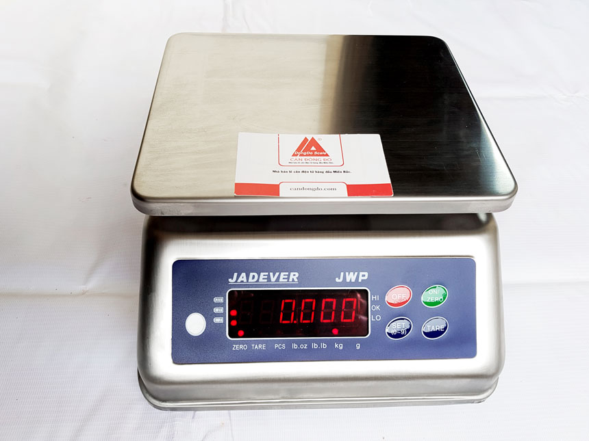 Cân chống nước JWP 30kg (2 màn hình, chuẩn IP68) - Jadever