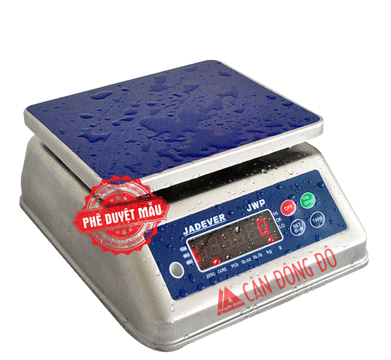 Cân chống nước Jadever JWP 30kg (chuẩn IP68), cân thủy hải sản, thực phẩm đông lạnh