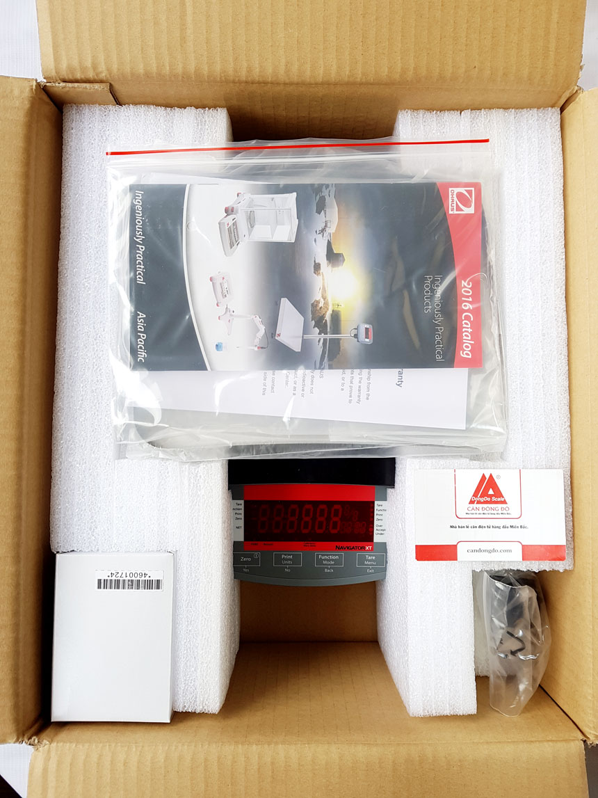 Mở hộp cân điện tử Navigator XT 1,6kg (NVT1601) - Ohaus