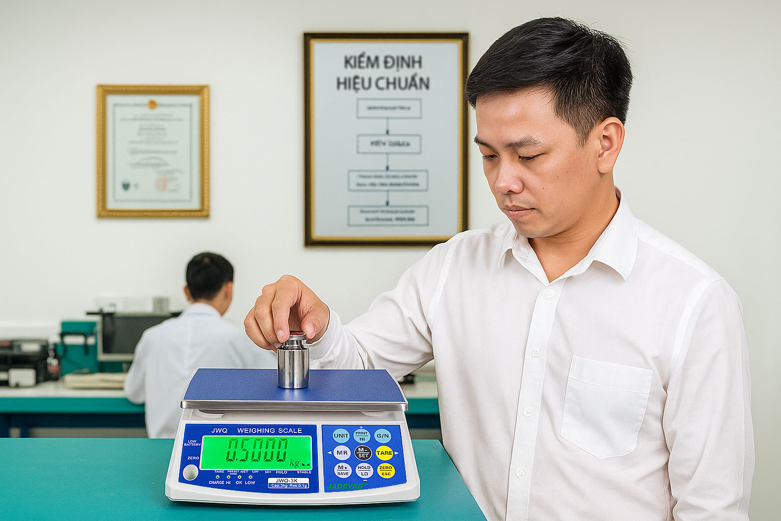 Kiểm định cân điện tử tại Cân Đông Đô