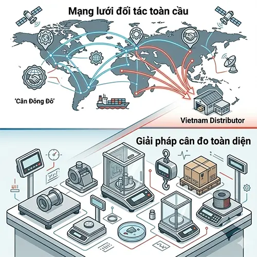 Cân điện tử Đông Đô đa dạng các loại cân điện tử