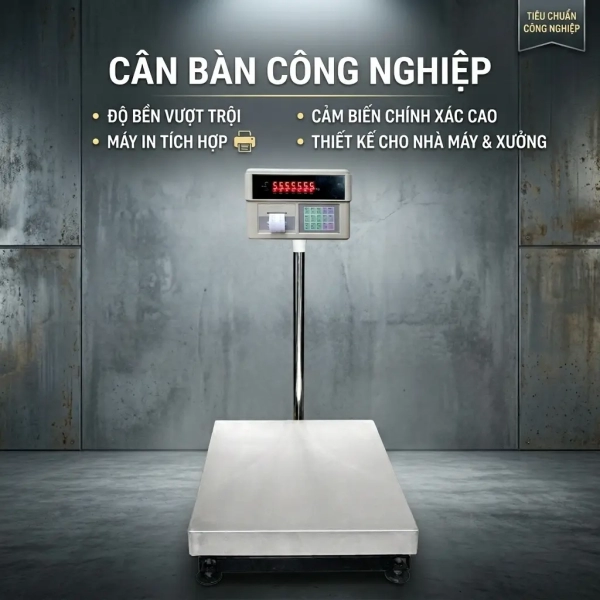 Cân Bàn Công Nghiệp XK3190-A9P Tích Hợp Máy In Chính Xác
