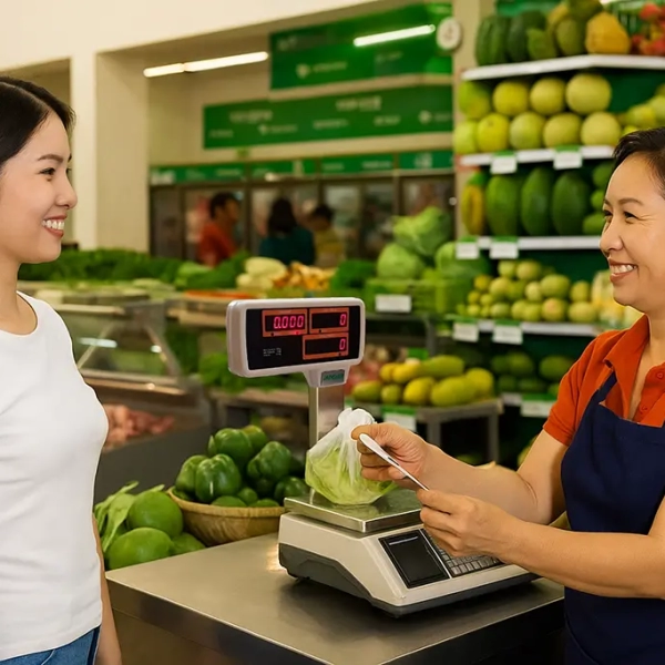 Cân Siêu Thị JPT Jadever, Tính Tiền In Hóa Đơn
