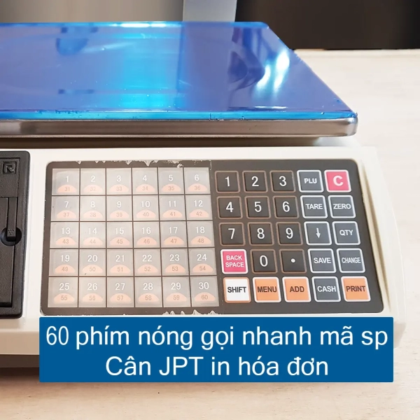 Cân Siêu Thị In Hóa Đơn Jadever JPT