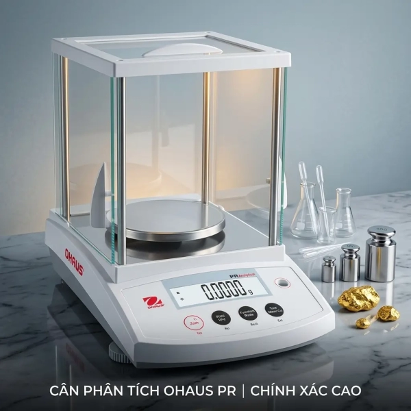 Cân Tiểu Ly Cân Vàng Ohaus PR423/E (420g/0.001g)