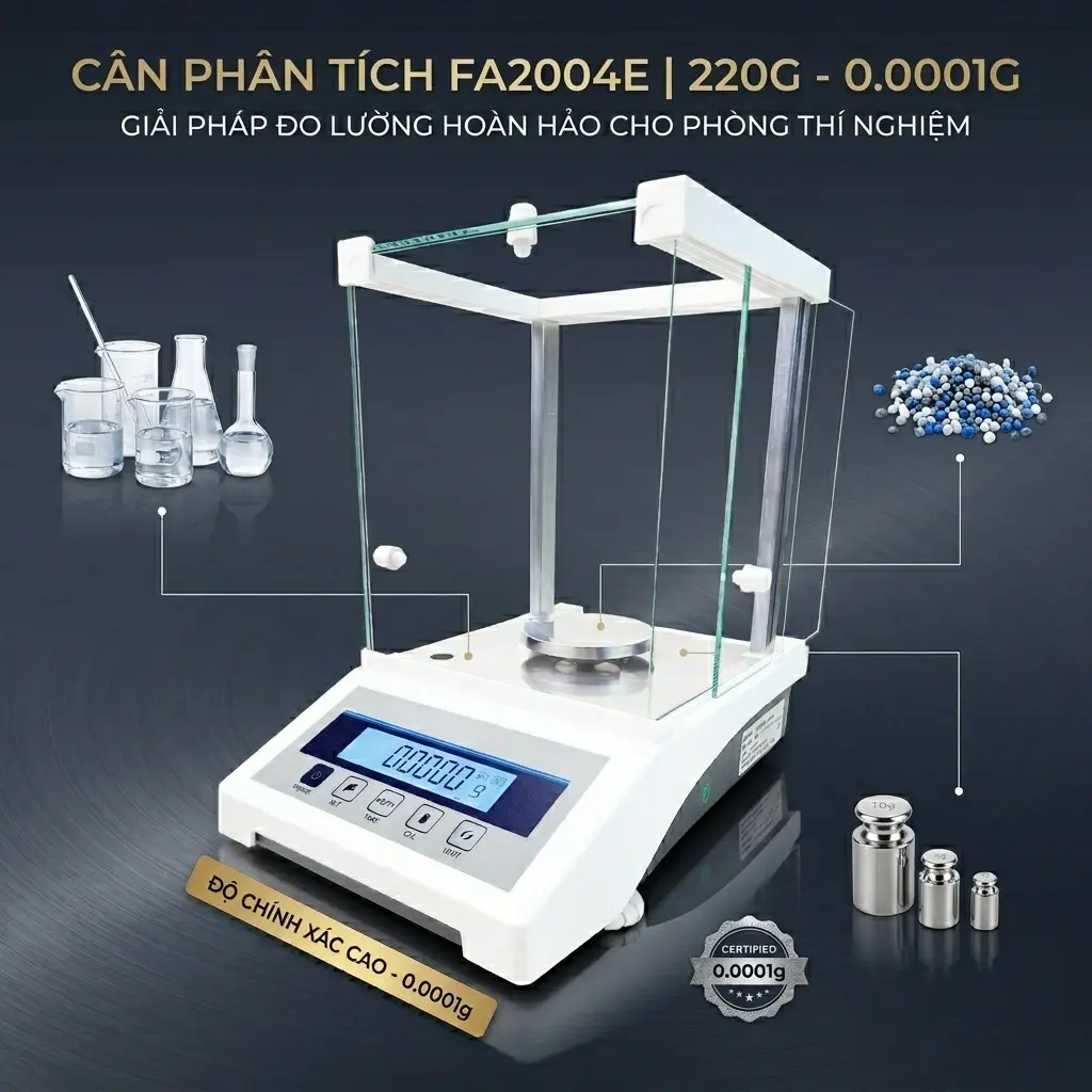 Cân Phân Tích 4 Số Lẻ FA2204E XingYun (220g/0.0001g)