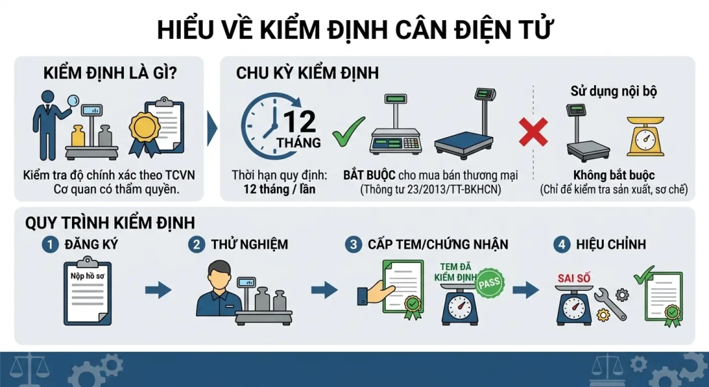 Quy Định Kiểm Định Cân Điện Tử