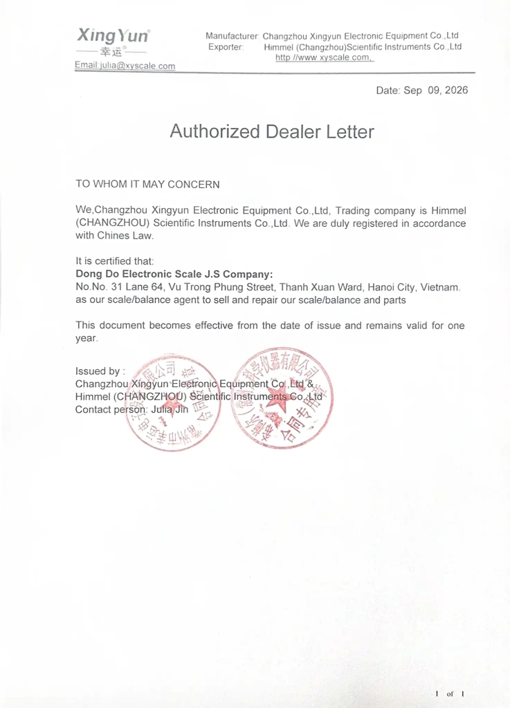 Ủy Quyền XingYun (XYscale) 2026-2027